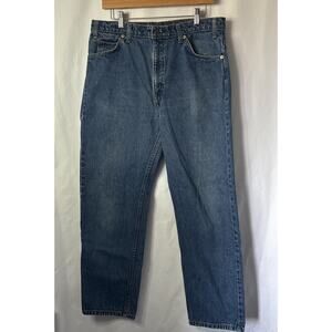 Levi's 505 Regular Straight Jeans Men's Size 36x30 Blue 100% Cotton Denim